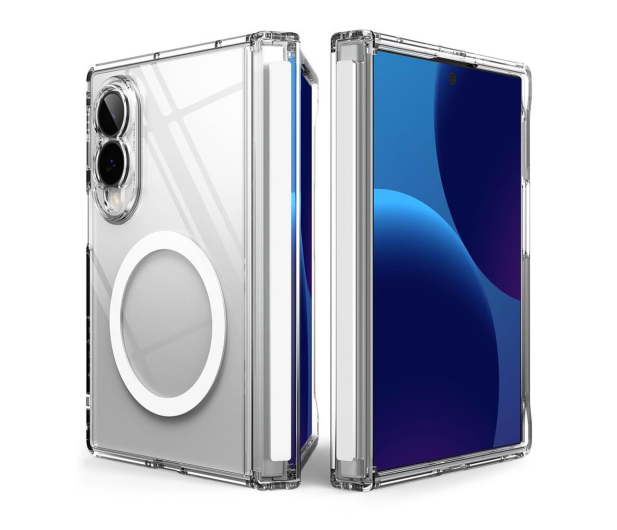 Ringke Fusion Flap Magnetic Magsafe do Galaxy Z Fold 8 Clear - 1571599 - zdjęcie